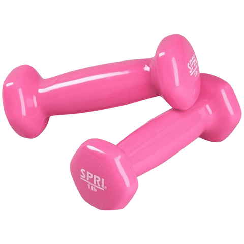 SPRI Deluxe Vinyl Dumbbells
